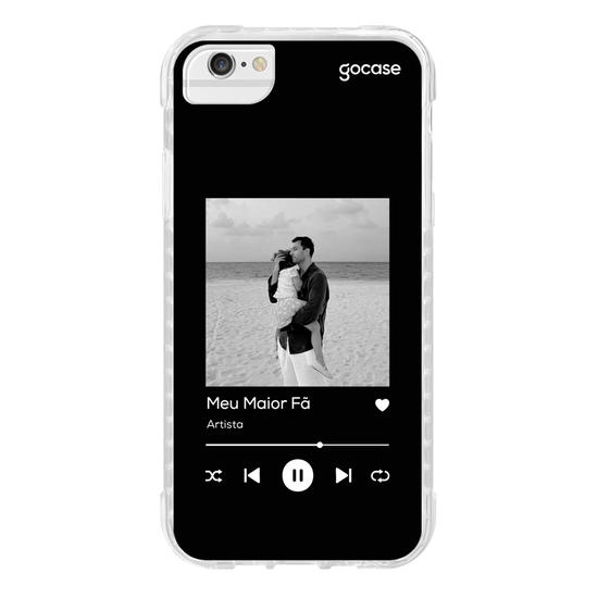 Capinha para celular  Meu Maior Fã - Fundo Preto