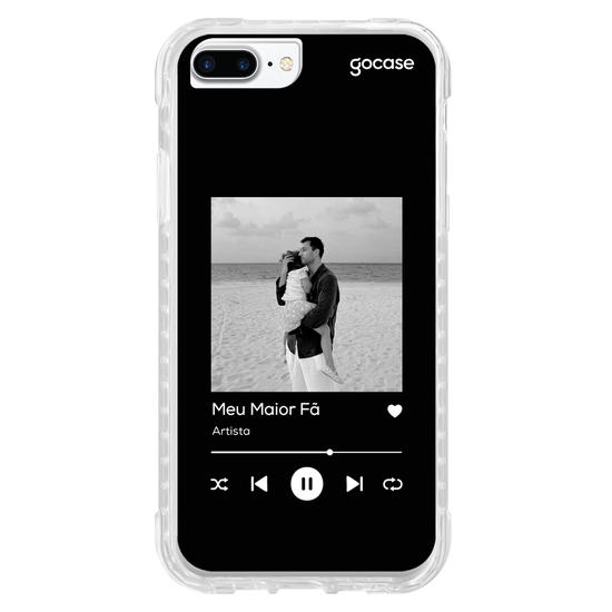 Capinha para celular  Meu Maior Fã - Fundo Preto