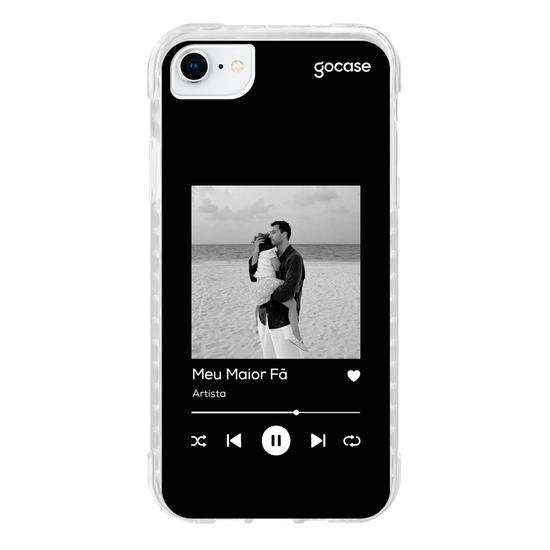 Capinha para celular  Meu Maior Fã - Fundo Preto