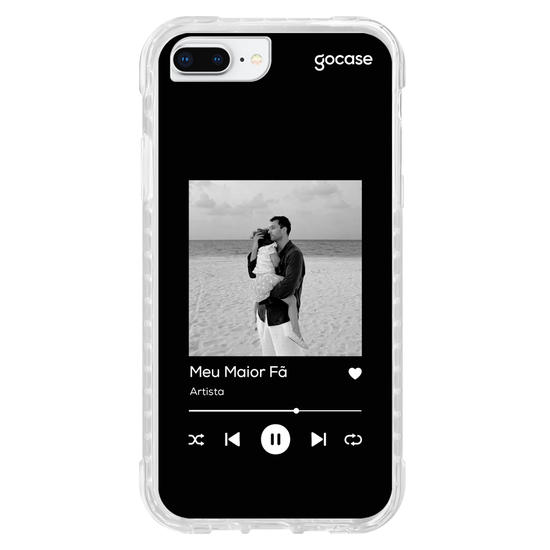 Capinha para celular  Meu Maior Fã - Fundo Preto