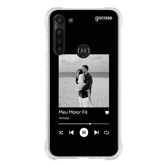 Capinha para celular  Meu Maior Fã - Fundo Preto