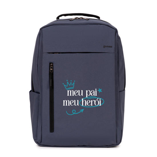 Mochila Executiva Slim -  Meu Pai, Meu Herói
