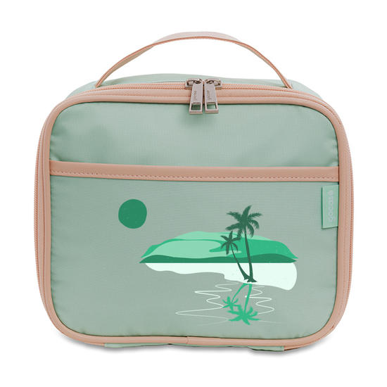Bolsa Térmica Midi Pro Turquesa - Paisagem Boho