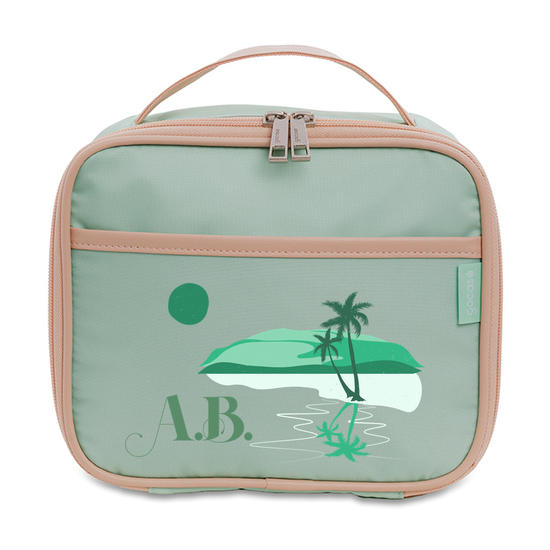 Bolsa Térmica Midi Pro Turquesa - Paisagem Boho