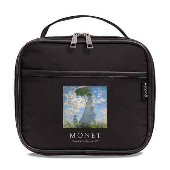 Bolsa Térmica Midi Pro Preta - Monet - Mulher com Sombrinha