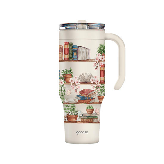 Copo Térmico Life - Minha Biblioteca Particular