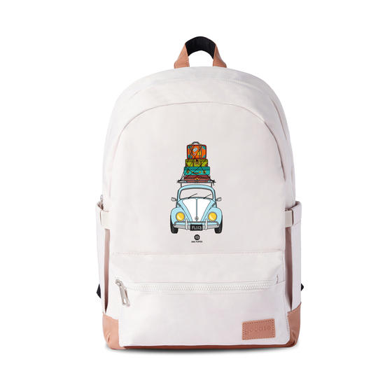 Mochila Notebook Casual Creme - Fusca