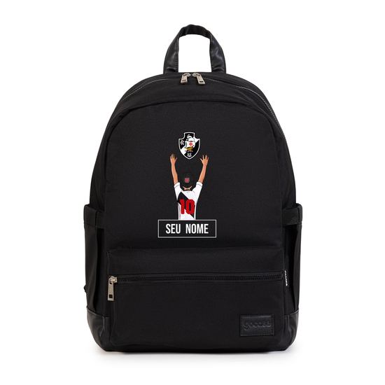 Mochila Notebook Casual Pro Preta - Vasco - Garoto Torcedor