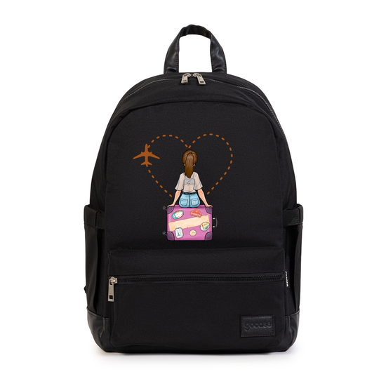Mochila Notebook Casual Pro - Garota Viagem