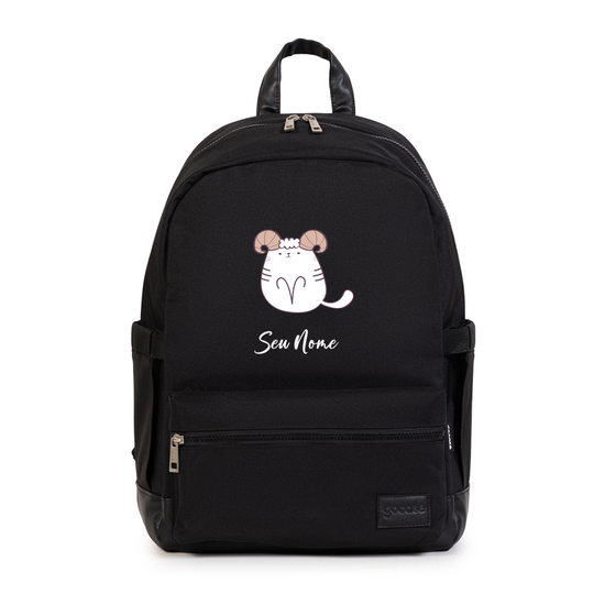 Mochila Notebook Casual Pro - Gatinhos Místicos
