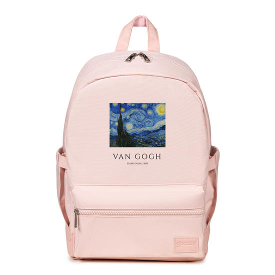 Mochila Notebook Casual Pro Creme - Van Gogh - Noite Estrelada Classic