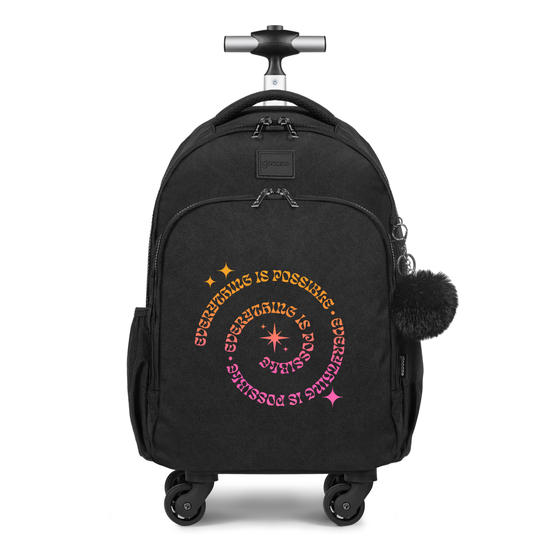 Mochila de Carrinho 4 Rodas Fun - Aura - Everything Is Possible