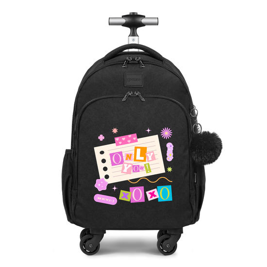 Mochila de Carrinho 4 Rodas Fun - Colagem Only You