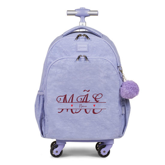 Mochila de Carrinho 4 Rodas Fun - Mãe Monograma
