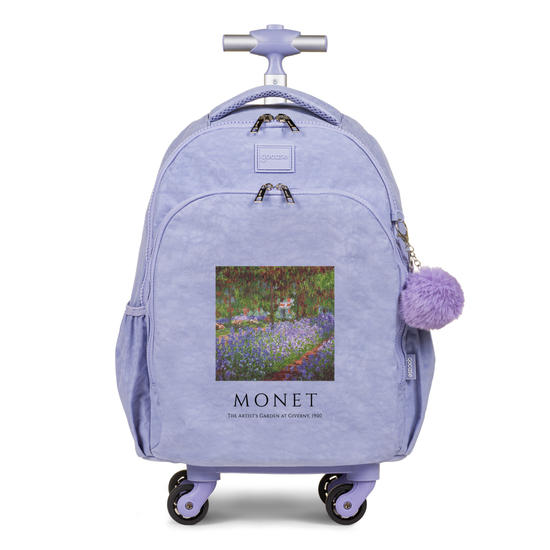 Mochila de Carrinho 4 Rodas Fun - Monet - Jardim em Giverny