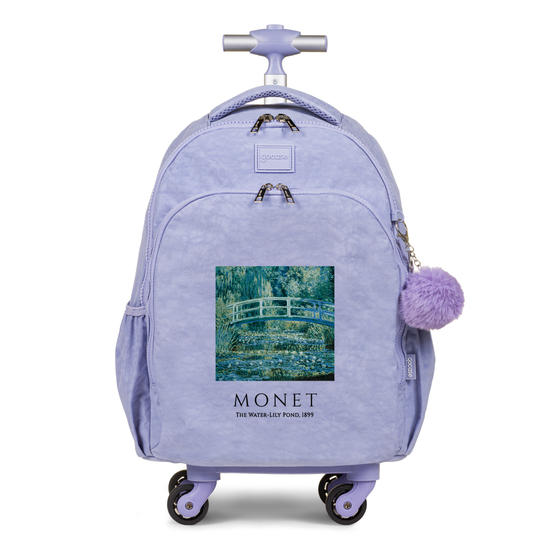 Mochila de Carrinho 4 Rodas Fun - Monet - Lagoa de Lírios d'agua