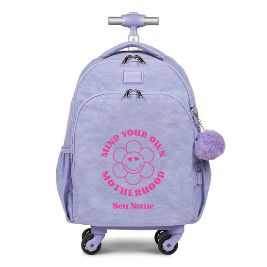 Mochila de Carrinho 4 Rodas Fun - Motherhood Flower