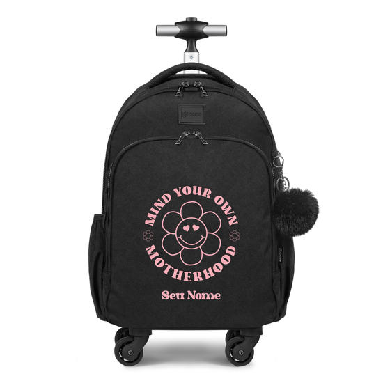 Mochila de Carrinho 4 Rodas Fun - Motherhood Flower
