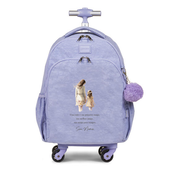 Mochila de Carrinho 4 Rodas Fun - Mãe - Amiga Para Sempre