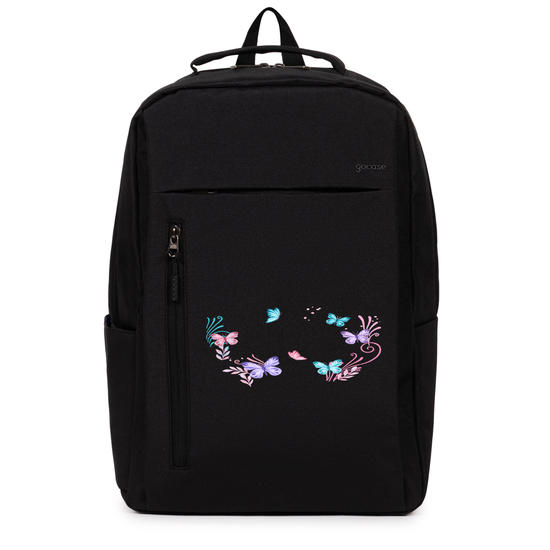  Mochila Executiva Slim -   Borboletas com Aquarela