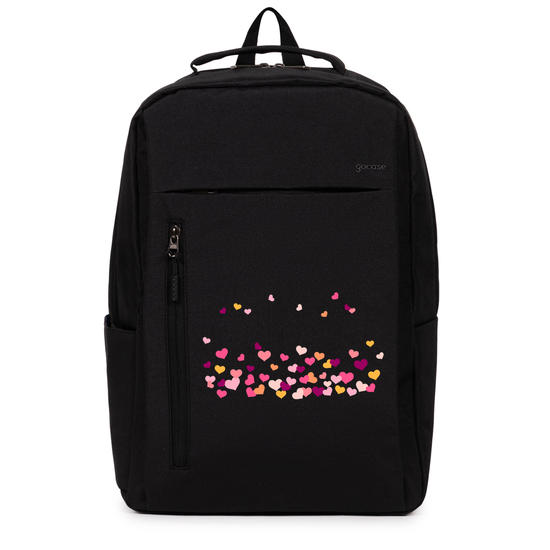  Mochila Executiva Slim - Corações Flutuantes
