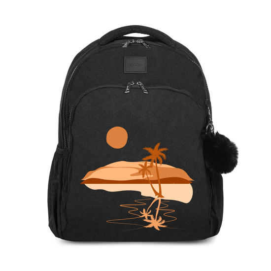 Mochila Fun Preta - Paisagem Boho