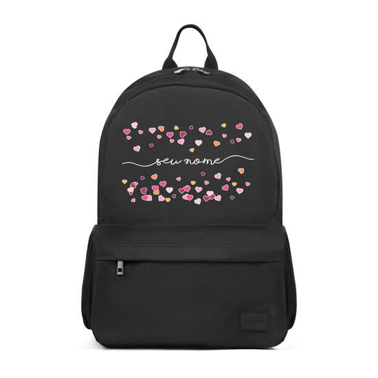  Mochila Pop - Corações Flutuantes