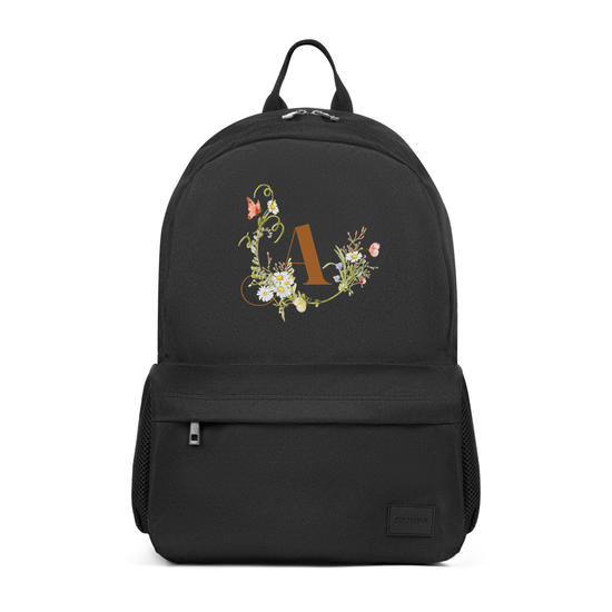 Mochila Pop - Inicial Arranjo de Flores  Mochila Pop - Inicial Arranjo de Flores