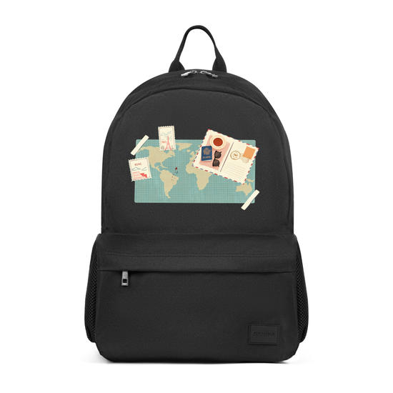  Mochila Pop - Mapa com Postal
