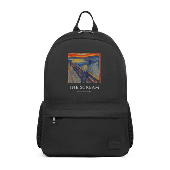 Mochila Pop Preta - Munch - O Grito