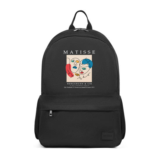 Mochila Pop Preta - MATISSE - Designs Abstratos