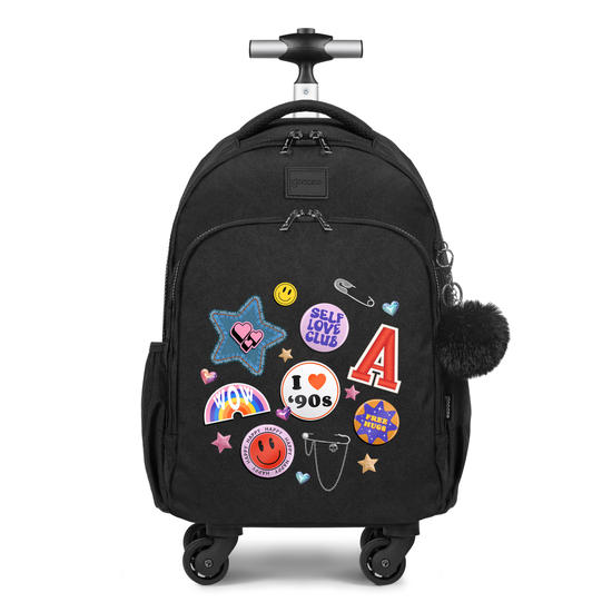 Mochila de Carrinho 4 Rodas Fun - Bótons Colegial