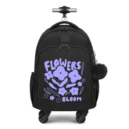 Mochila de Carrinho 4 Rodas Fun - Flower Bloom