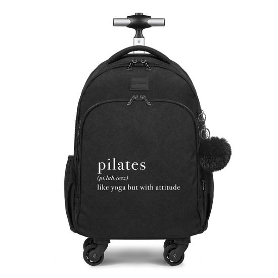 Mochila de Carrinho 4 Rodas Fun - Pilates - Significado