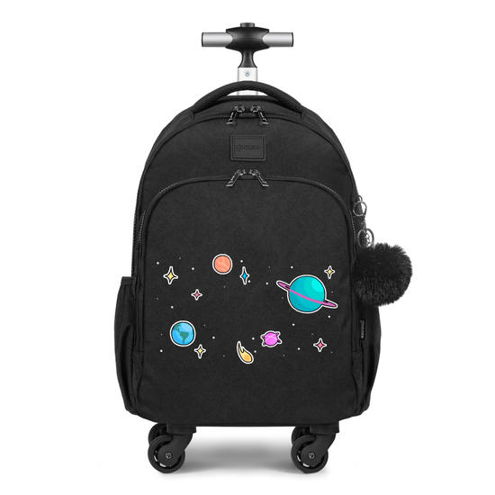 Mochila de Carrinho 4 Rodas Fun - Planetinhas
