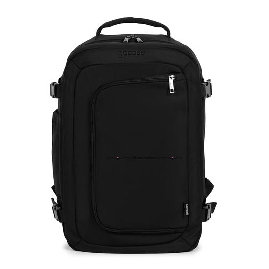 Mochila Voyage - Corações com Nome Vertical Mochila Voyage - Corações com Nome Vertical