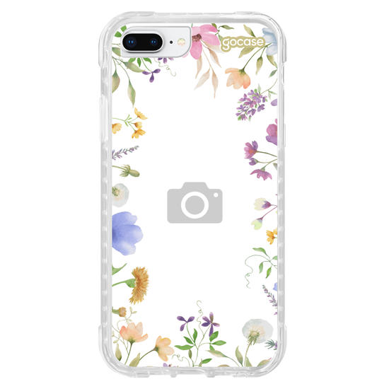 Capinha para celular  Moldura de Flores - Picture