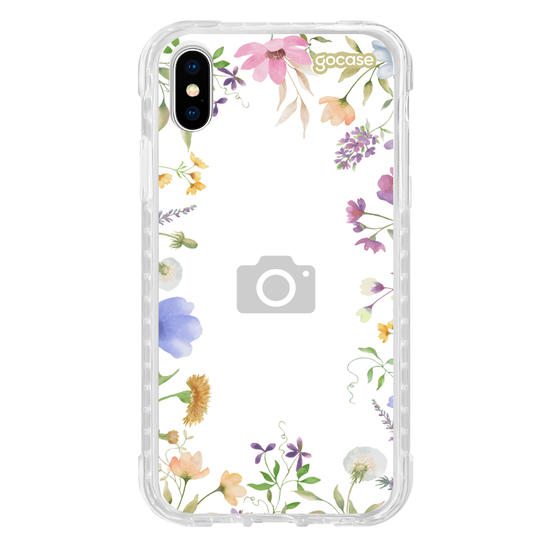 Capinha para celular  Moldura de Flores - Picture