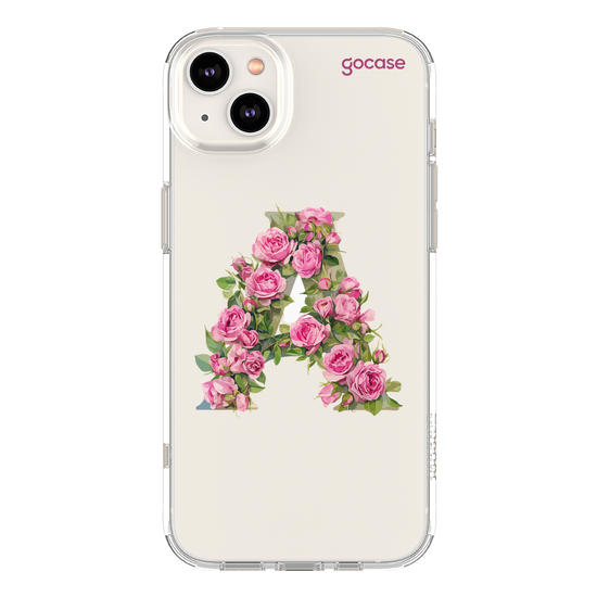 Capinha para celular  Monograma Floral