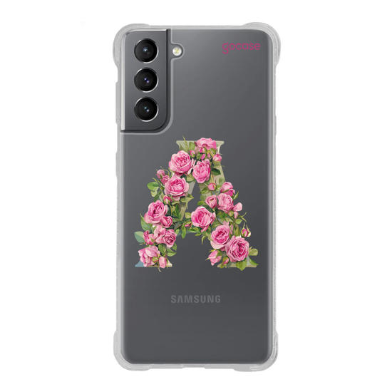 Capinha para celular  Monograma Floral