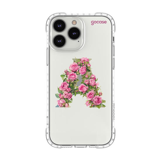 Capinha para celular  Monograma Floral