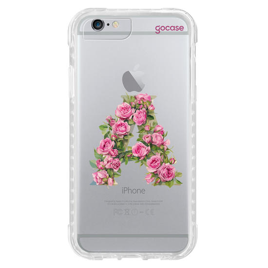 Capinha para celular  Monograma Floral