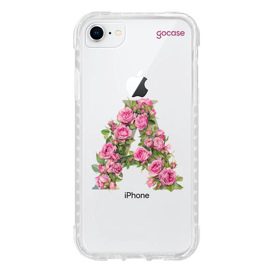 Capinha para celular  Monograma Floral