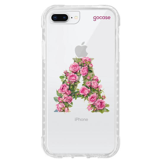 Capinha para celular  Monograma Floral