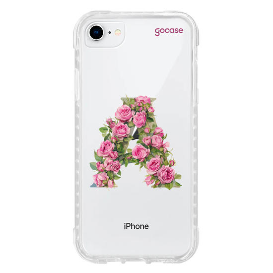 Capinha para celular  Monograma Floral