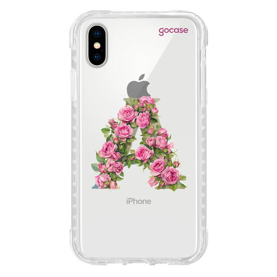 Capinha para celular  Monograma Floral
