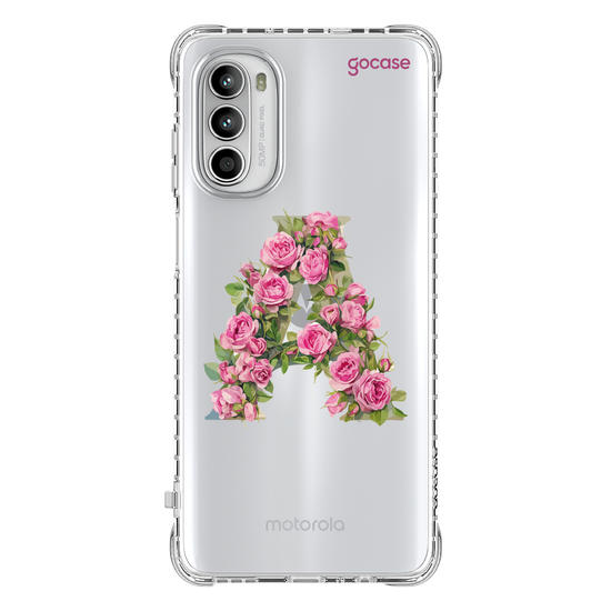 Capinha para celular  Monograma Floral