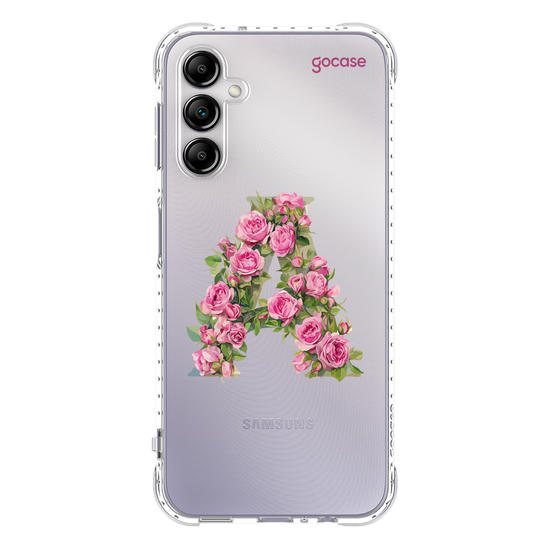 Capinha para celular  Monograma Floral
