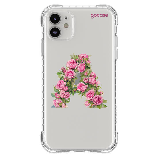 Capinha para celular  Monograma Floral