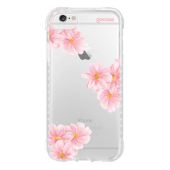 Capinha para celular  Monograma Jardim Rosa
